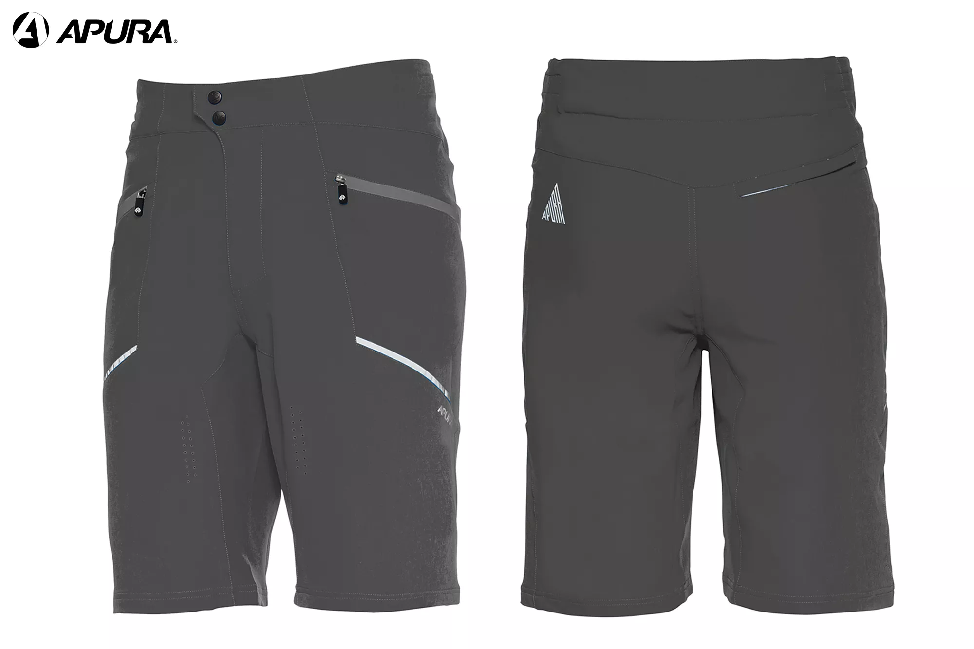 APURA Pure - grau - Herren MTB Shorts 