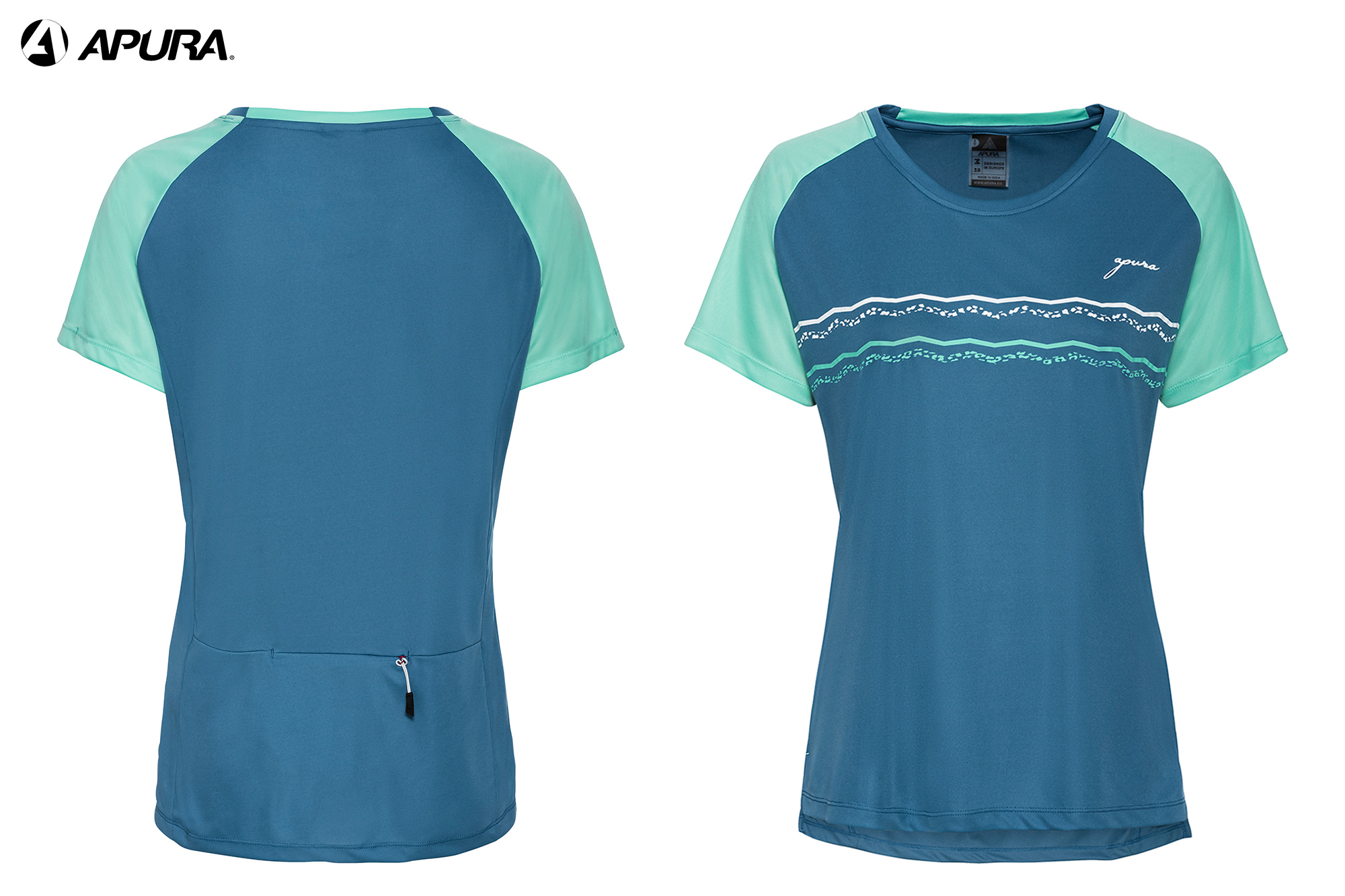 APURA Idia 3.0 - Shirt Damen - blau / mint