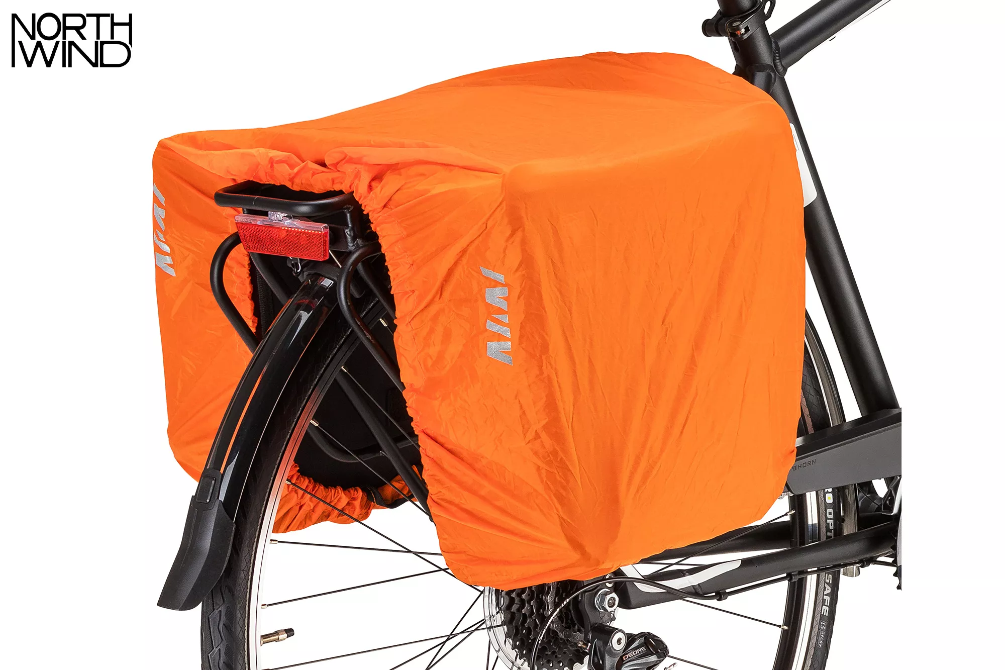 NORTHWIND Rain Cover Double Bag - Regenhülle Doppeltasche - orange