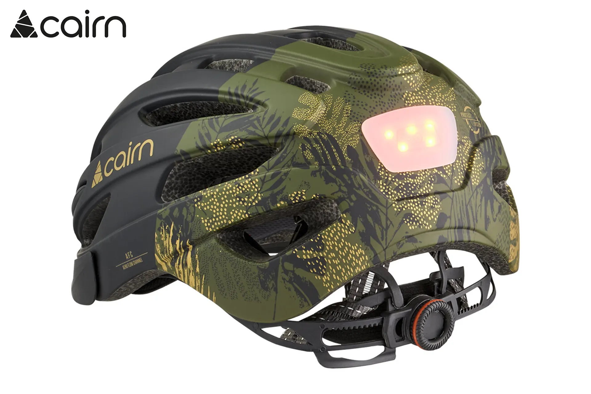 CAIRN FUSION LED USB Mat Black Forest - Helm 