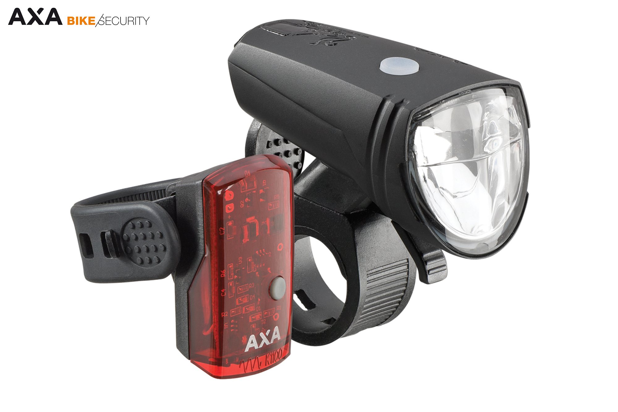 AXA Greenline 40 - Beleuchtungsset, aufladbar USB