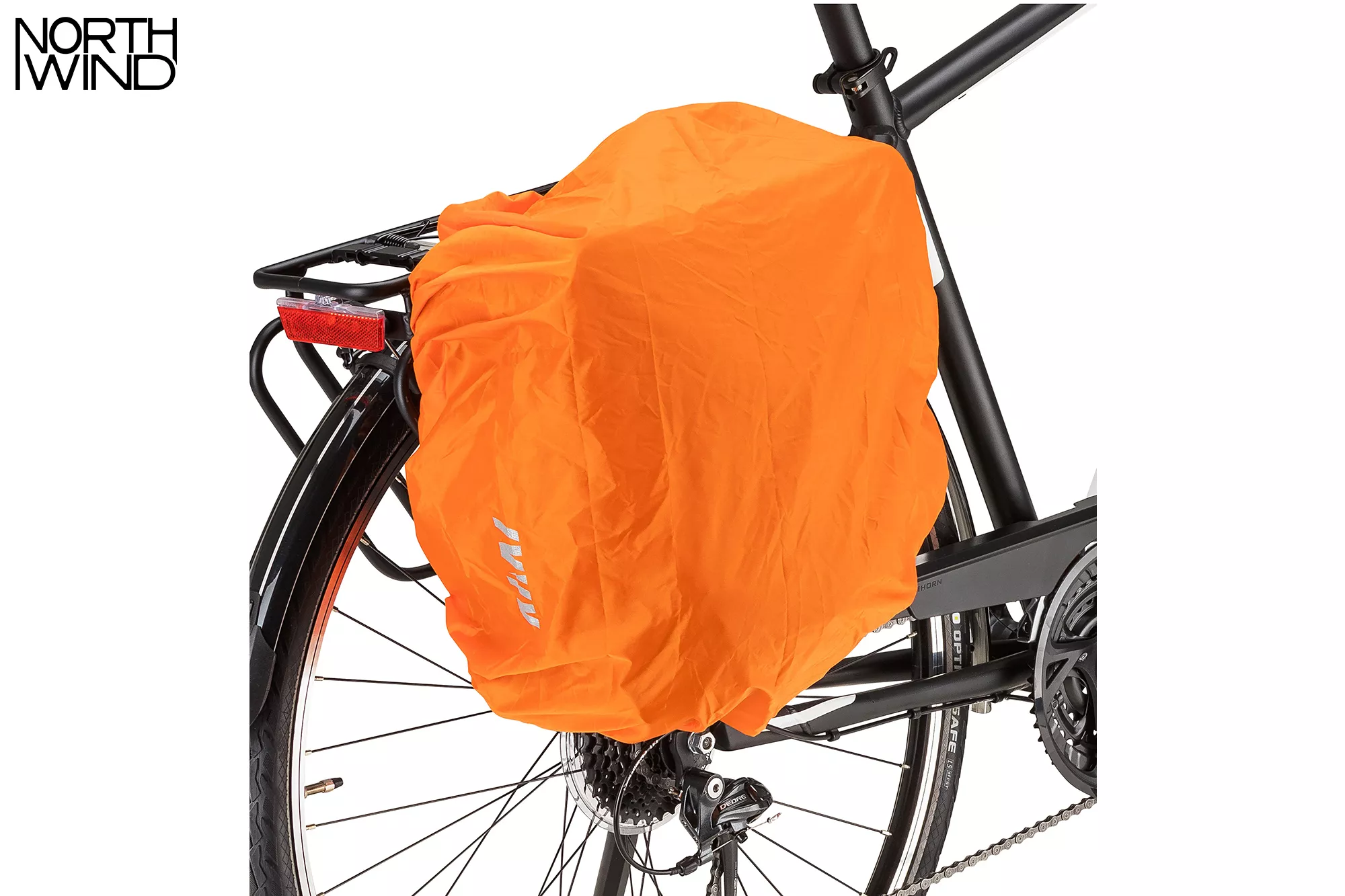 NORTHWIND Rain Cover Single Bag - Regenhülle Einzeltasche - orange 