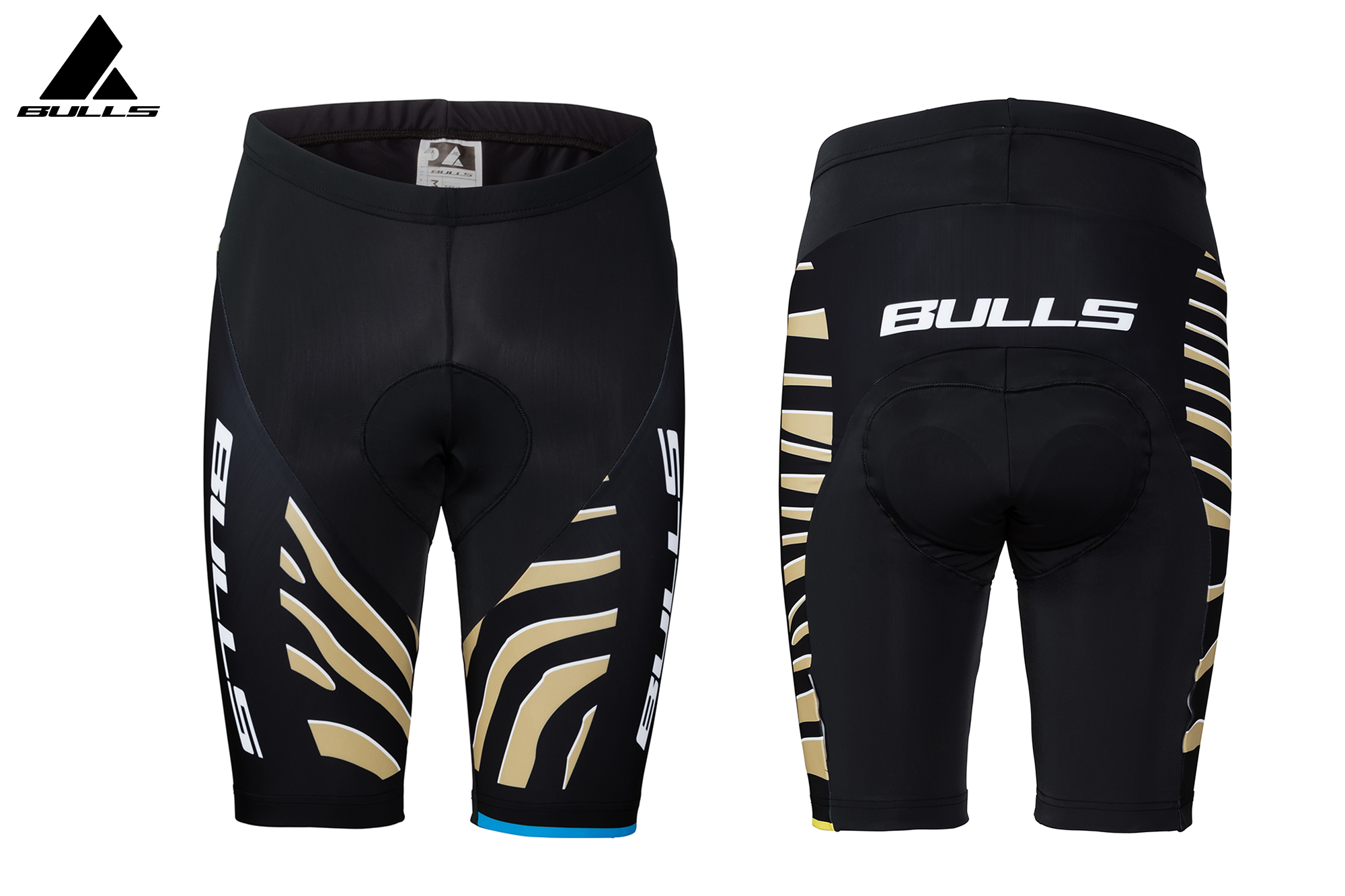 BULLS Team Shorts - zebra gold - 2021 