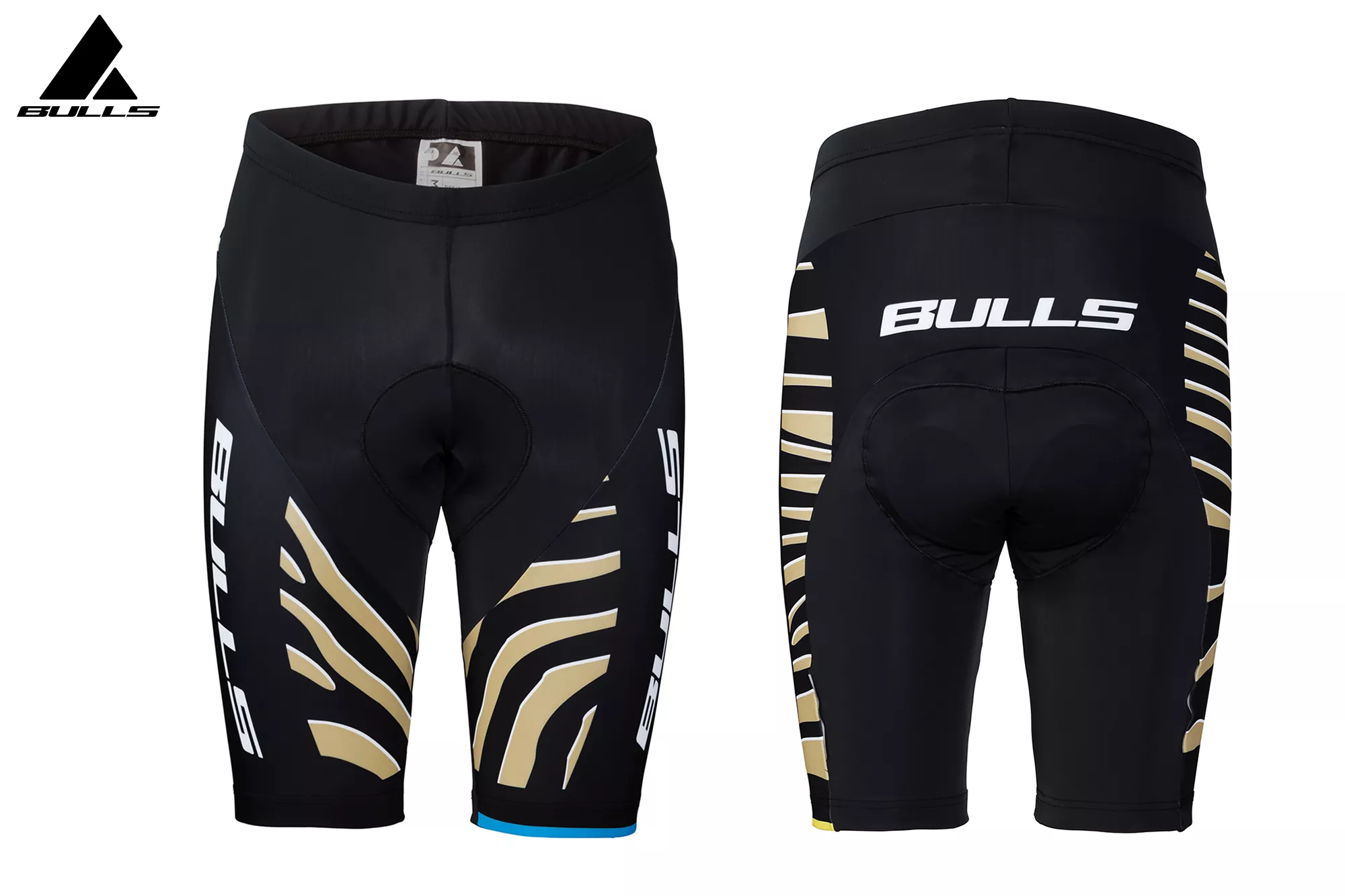 BULLS Team Shorts - zebra gold 