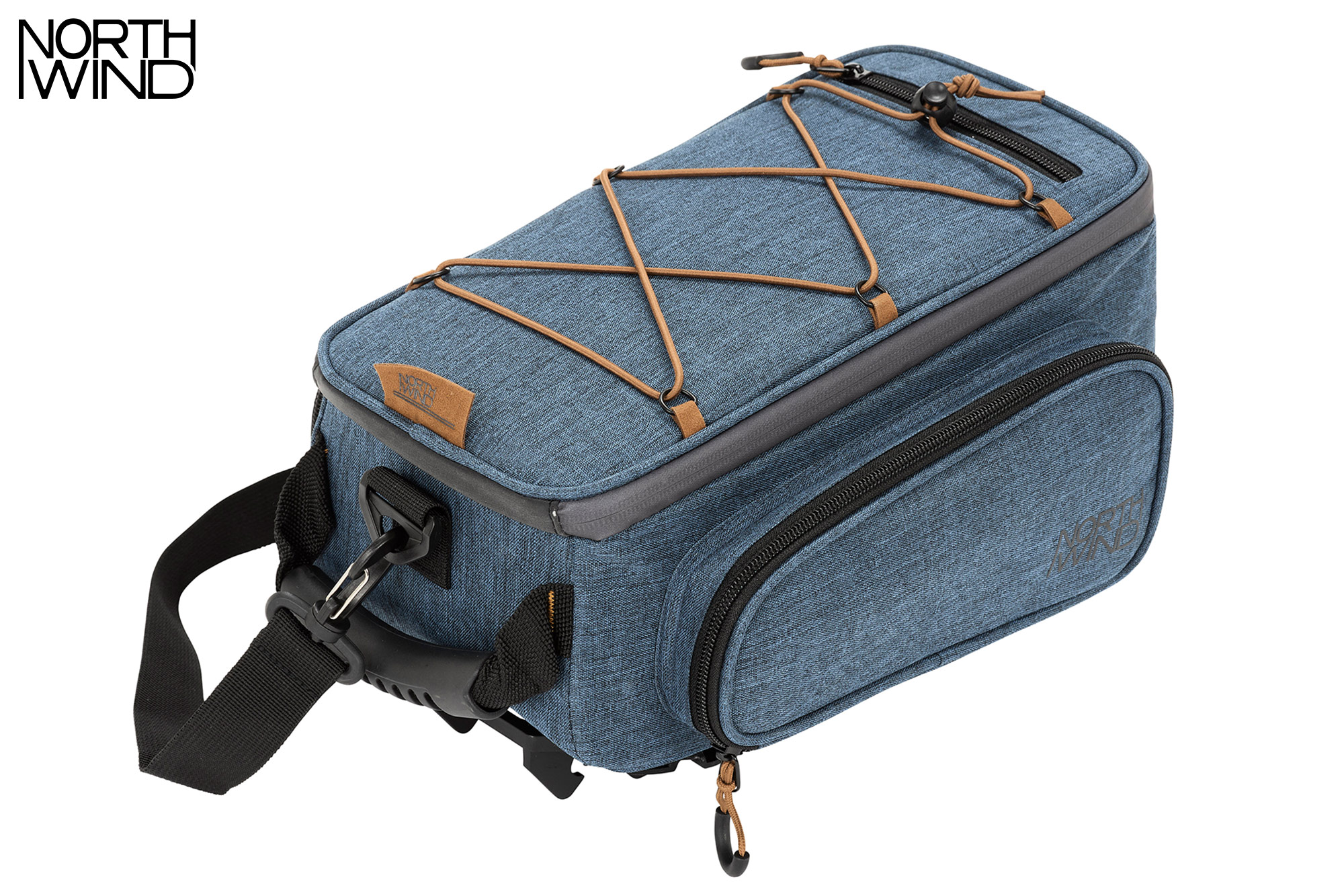 NORTHWIND  Smartbag Classic MonkeyLoad-T - blau / braun - Gepäckträgertasche
